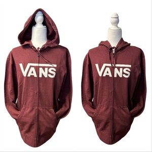 Vans Men’s Classic VANS Fleece Full Zip Hoodie